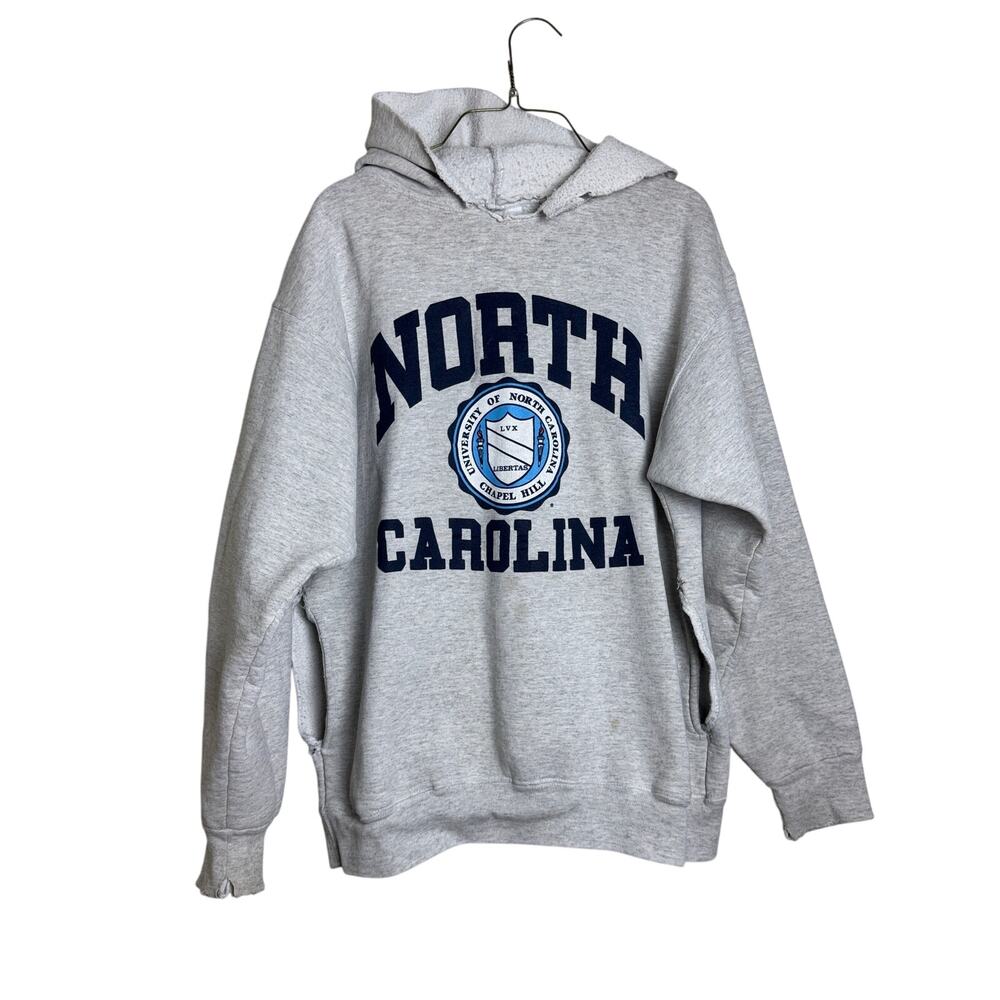 The Cotton Exchange VINTAGE UNC University‎ of NC THRASHED Distressed Hoodie